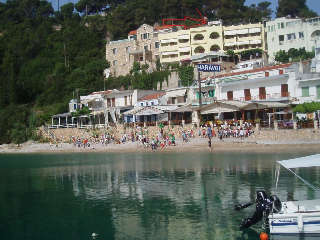 Haravgi Hotel Patitiri Exterior foto